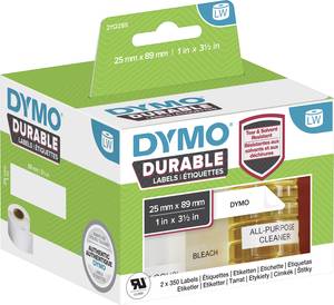 DYMO Etiketten Rolle 99013 S0722410 89 x 36 mm Folie Transparent 260 St.